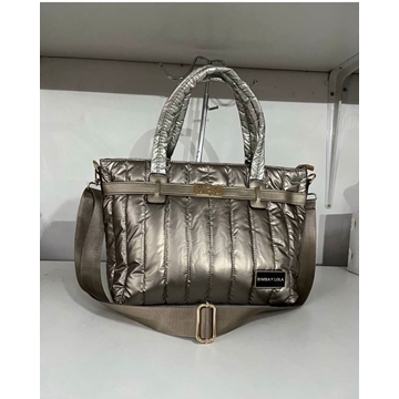 Bolso grande metalizado Bimba y Lola - Imagen 1