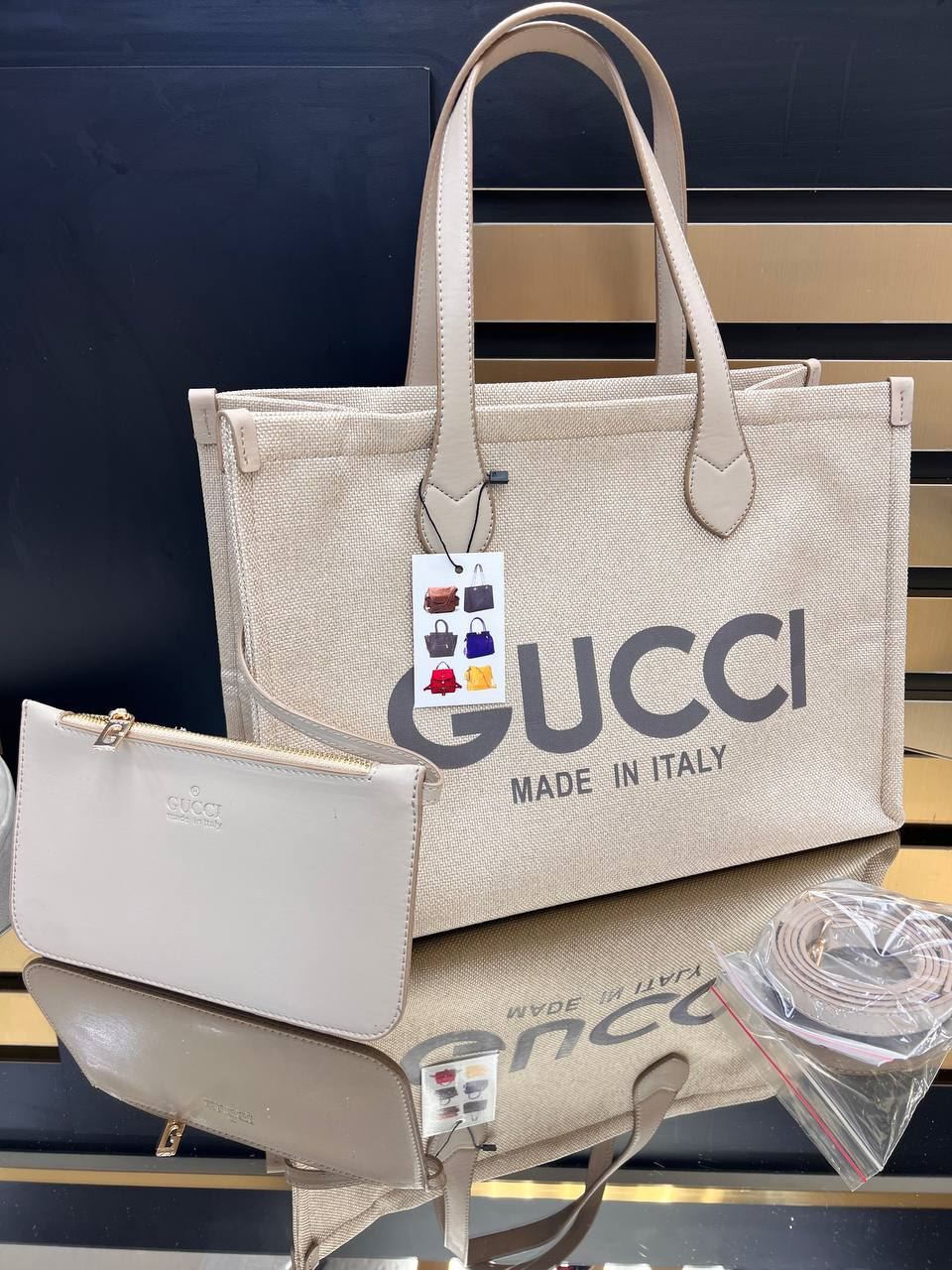 Bolso Gucci  dos piezas verano - Imagen 3