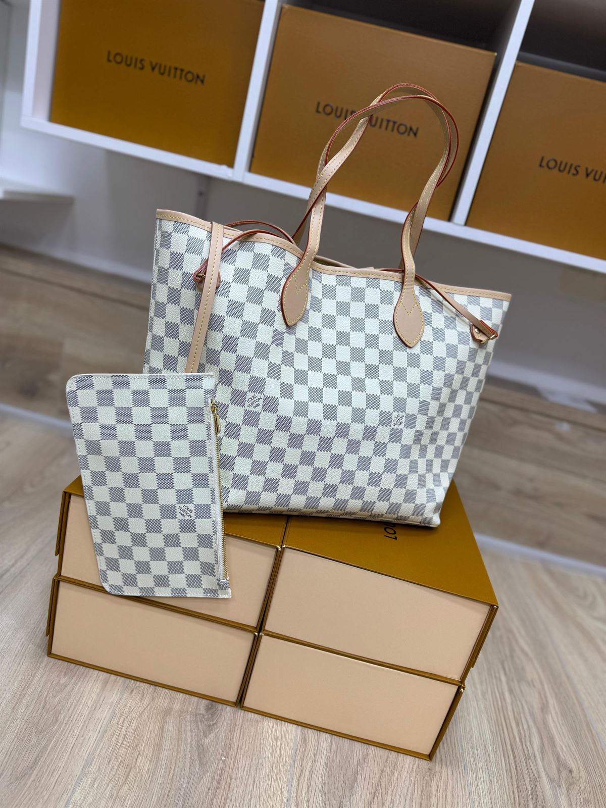 Bolso Louis Vuitton cuadros - Imagen 2