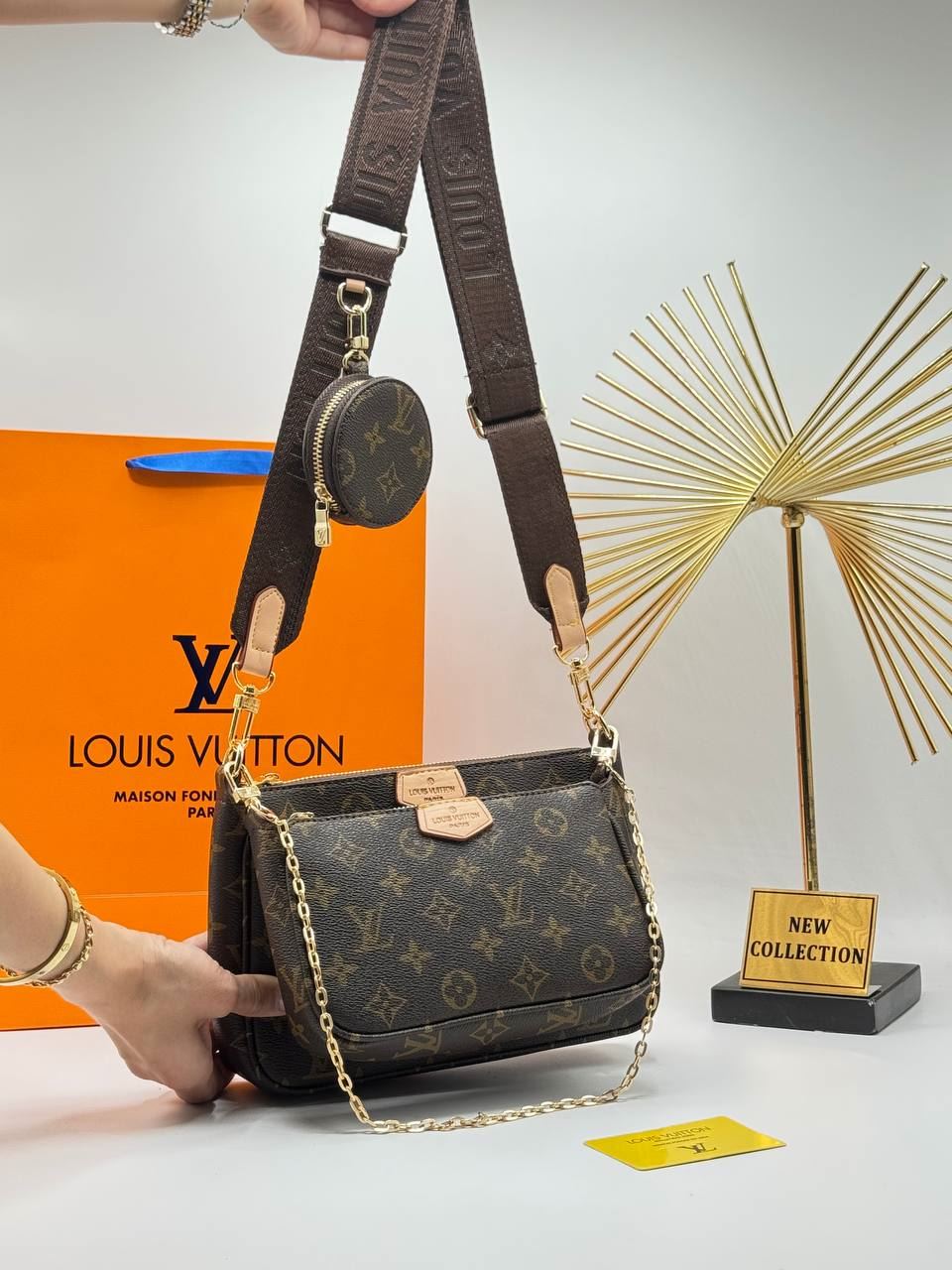 Bolso Louis Vuitton multi Pochette estampado - Imagen 2