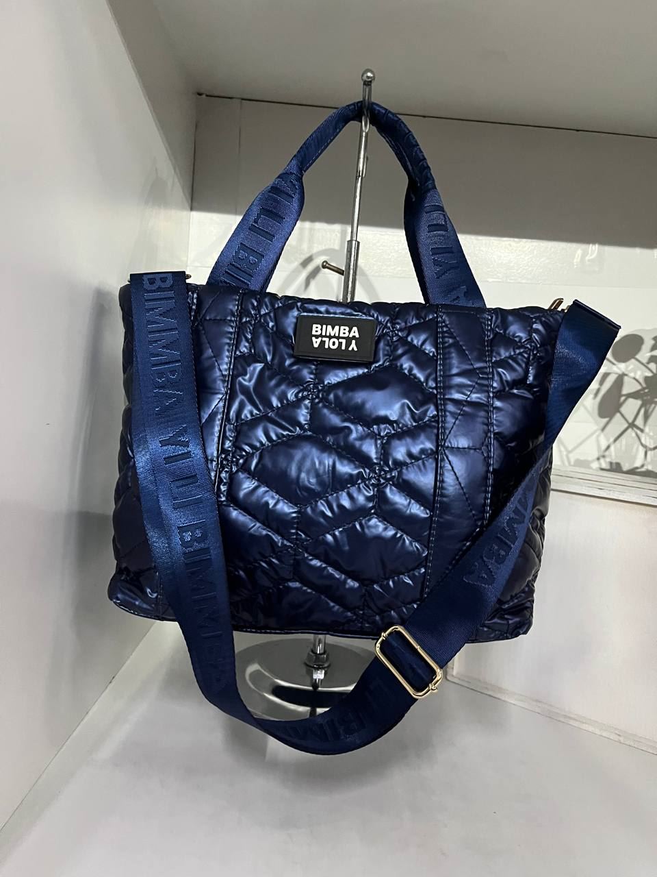 Bolso metalizado Bimba y Lola - Imagen 1