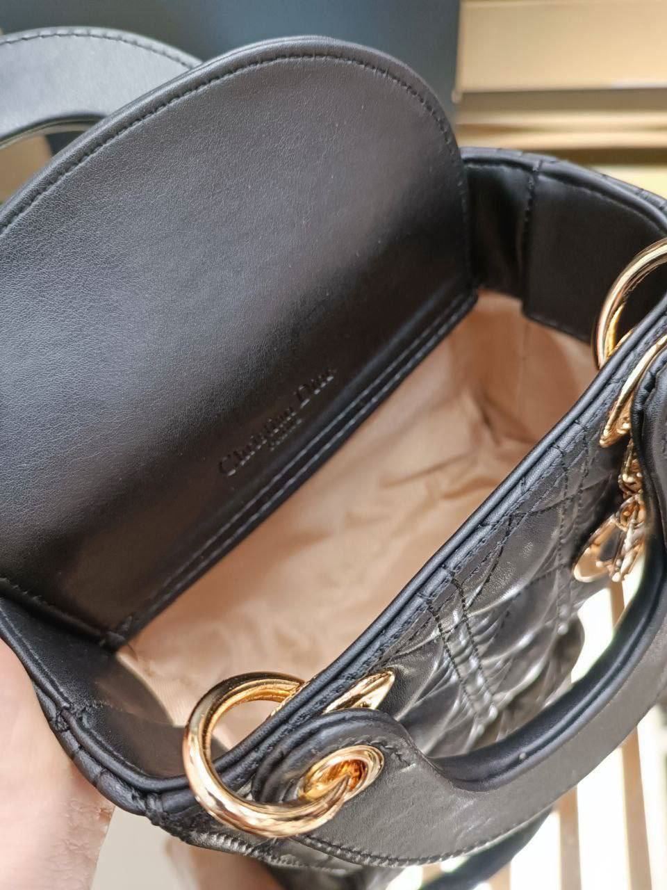 Bolso mini lady Christian Dior - Imagen 3