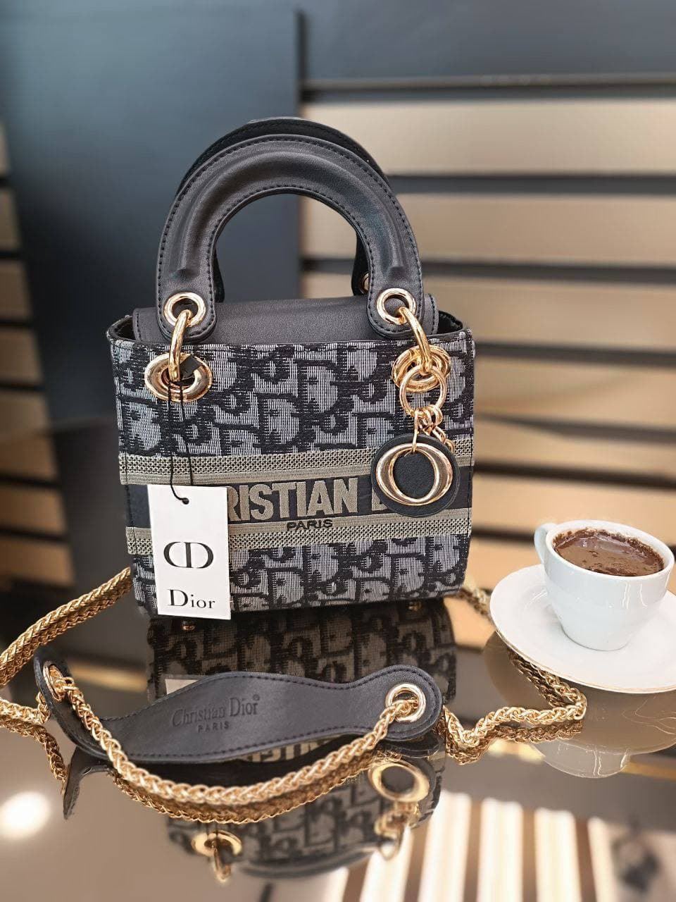 Bolso mini lady Christian Dior - Imagen 1