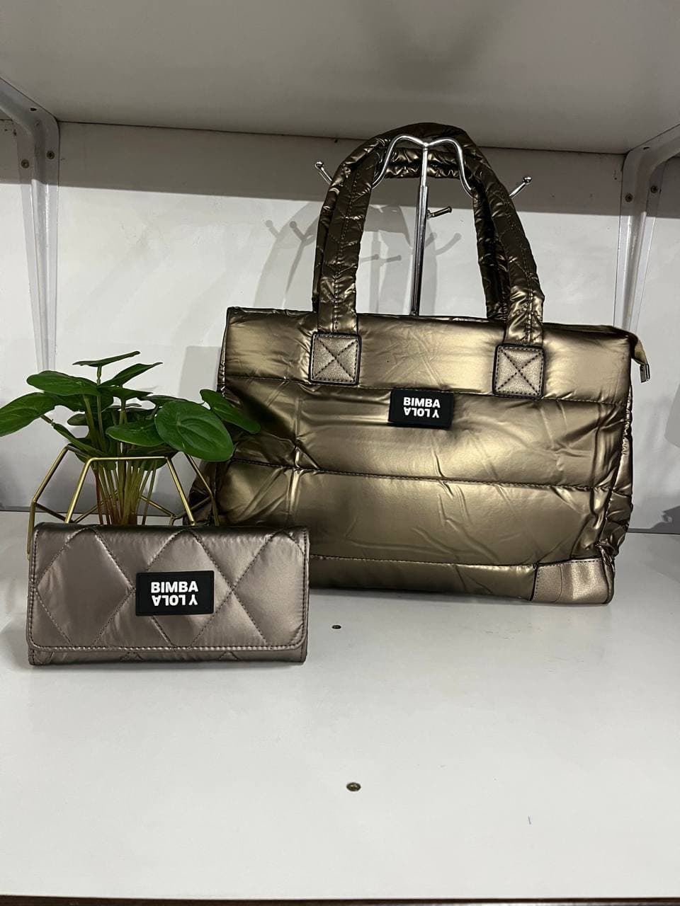 Bolso y cartera Bimba y Lola acolchado - Imagen 1