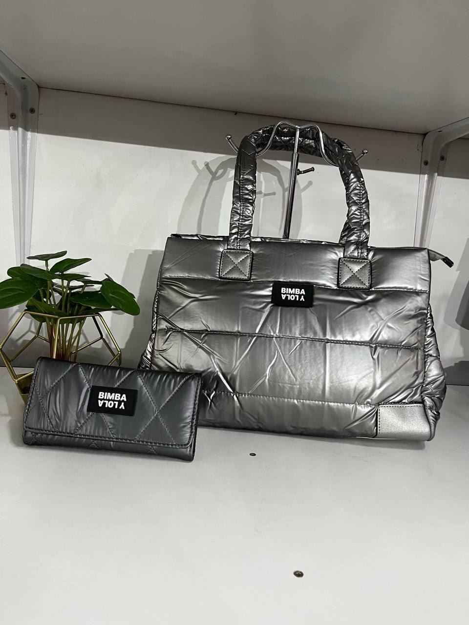 Bolso y cartera Bimba y Lola acolchado - Imagen 2