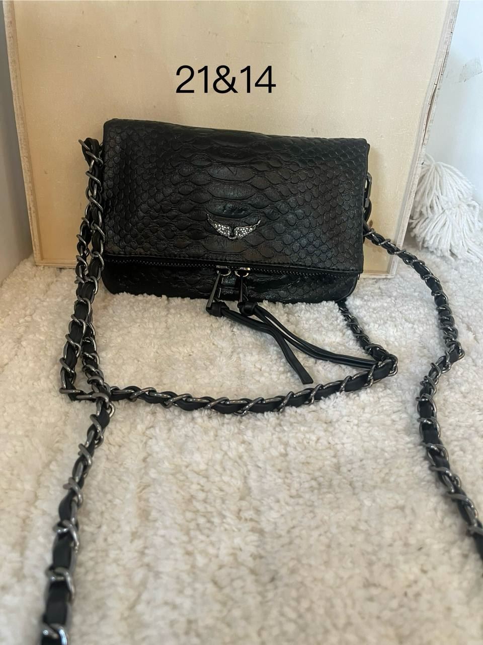 Bolso Zadig Voltaire piel de serpiente - Imagen 2