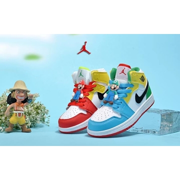 Bota Air Jordan Mid 1 super Mario  y Luigi - Imagen 1