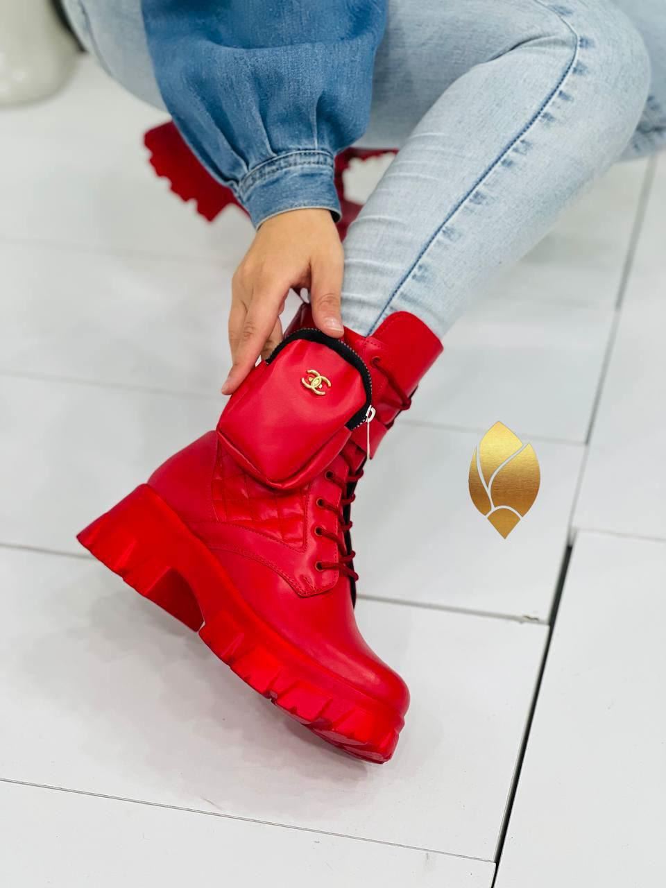 Bota Chanel acolchada - Imagen 3