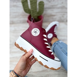 Bota Converse all Star burdeos - Imagen 1