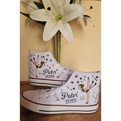 Bota Converse All Star Chuck Taylor bailarina personalizadas - Imagen 1