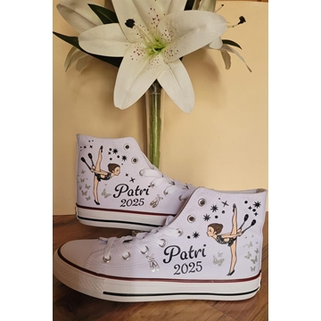 Bota Converse All Star Chuck Taylor bailarina personalizadas - Imagen 1