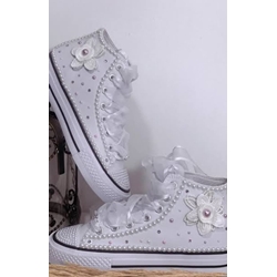 Bota Converse boda y comunión - Imagen 1