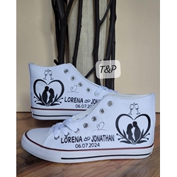 Bota Converse Boda - Imagen 1