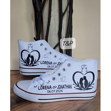 Bota Converse Boda - Imagen 1