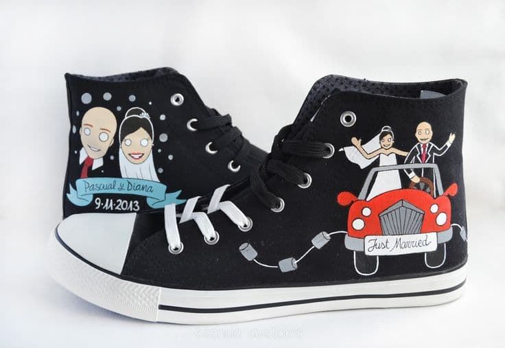 Bota Converse Chuck Taylor boda - Imagen 1