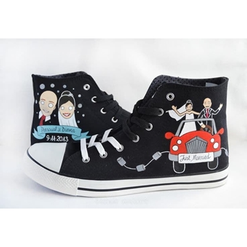 Bota Converse Chuck Taylor boda - Imagen 1
