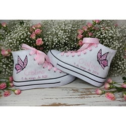 Bota Converse  Chuck Taylor con mariposa - Imagen 1