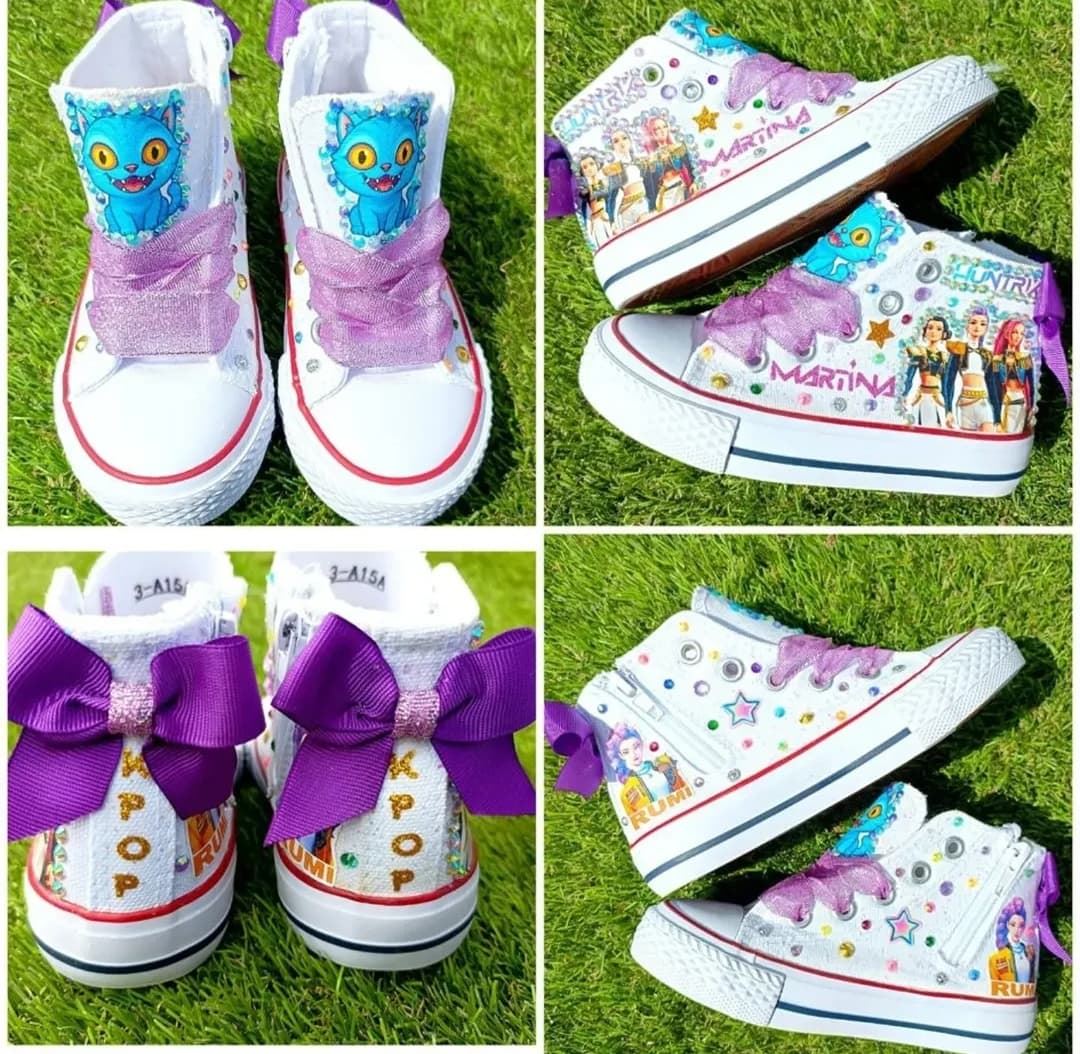 Bota Converse Chuck Taylor guerreras K-Pop Huntrix - Imagen 2