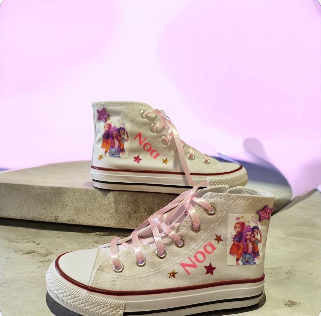 Bota Converse Chuck Taylor guerreras K-Pop Huntrix - Imagen 1