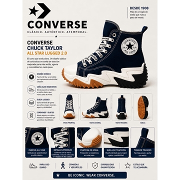 Bota Converse Chuck Taylor Lugged - Imagen 1