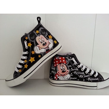 Bota Converse Chuck Taylor Mickey y Minnie - Imagen 1