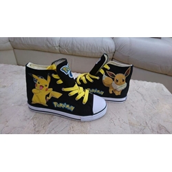Bota Converse Chuck Taylor negra Pokémon - Imagen 1