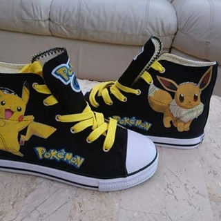 Bota Converse Chuck Taylor negra Pokémon - Imagen 1