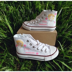 Bota Converse Chuck Taylor niña comunión - Imagen 1