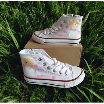 Bota Converse Chuck Taylor niña comunión - Imagen 1