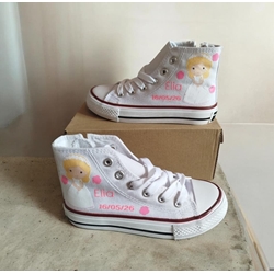 Bota Converse Chuck Taylor niña comunión - Imagen 2