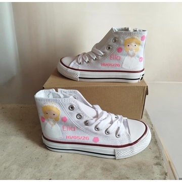 Bota Converse Chuck Taylor niña comunión - Imagen 2