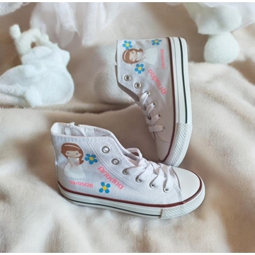 Bota Converse Chuck Taylor niña Primera comunión - Imagen 2