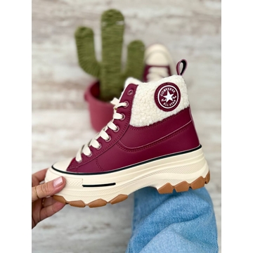 Bota Converse con pelito de borrego - Imagen 1