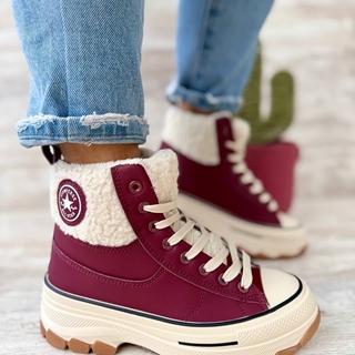 Bota Converse con pelito de borrego - Imagen 2