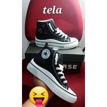 Bota Converse corazón - Imagen 2