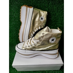 Bota Converse dorada - Imagen 1