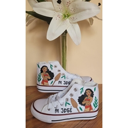 Bota Converse Moana personalizadas - Imagen 1