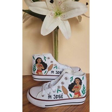 Bota Converse Moana personalizadas - Imagen 1