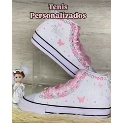 Bota Converse niña primera comunión - Imagen 1