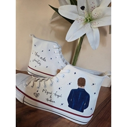 Bota Converse Novio  y novia personalizadas - Imagen 1