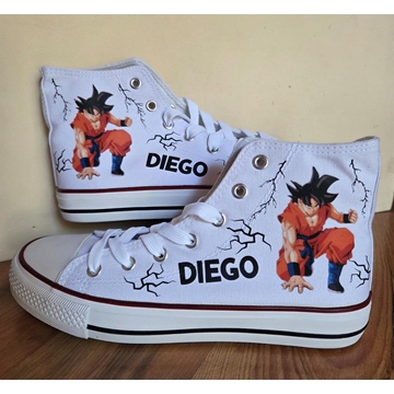 Bota Converse personalizada Dragón Ball - Imagen 1