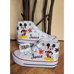 Bota Converse personalizada Mickey Mousse - Imagen 2