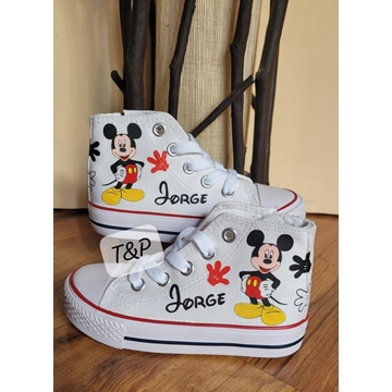Bota Converse personalizada Mickey Mousse - Imagen 2