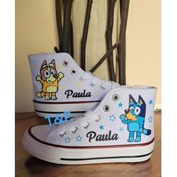 Bota Converse personalizadas Bluey - Imagen 1