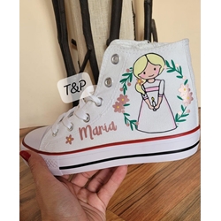 Bota Converse personalizadas Comunión - Imagen 1