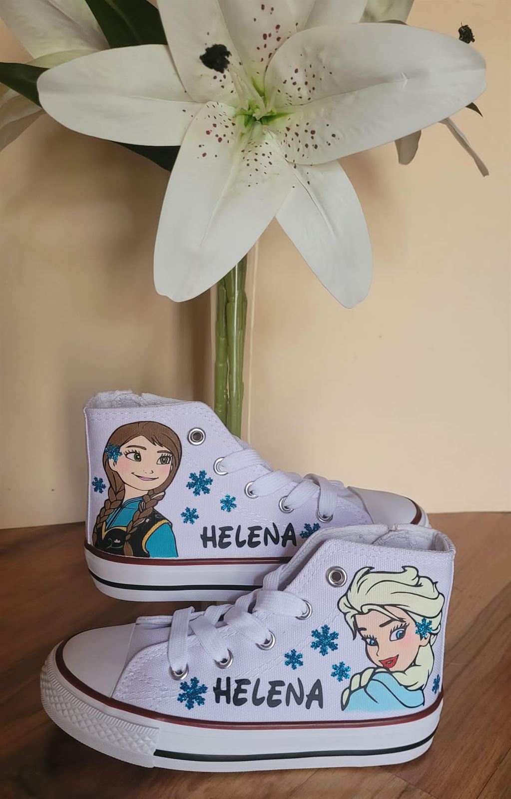 Bota Converse personalizadas Frozen - Imagen 1