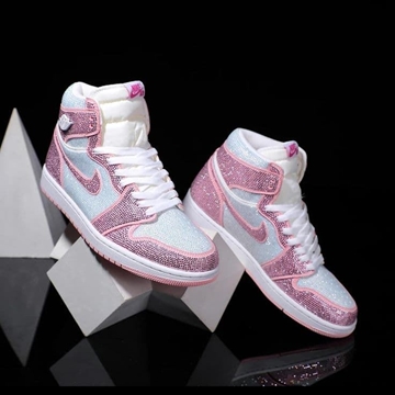 Bota Jordan 1 Mid con perlas - Imagen 2