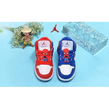Bota Nike Air Jordan 1 Mid Spiderman - Imagen 2