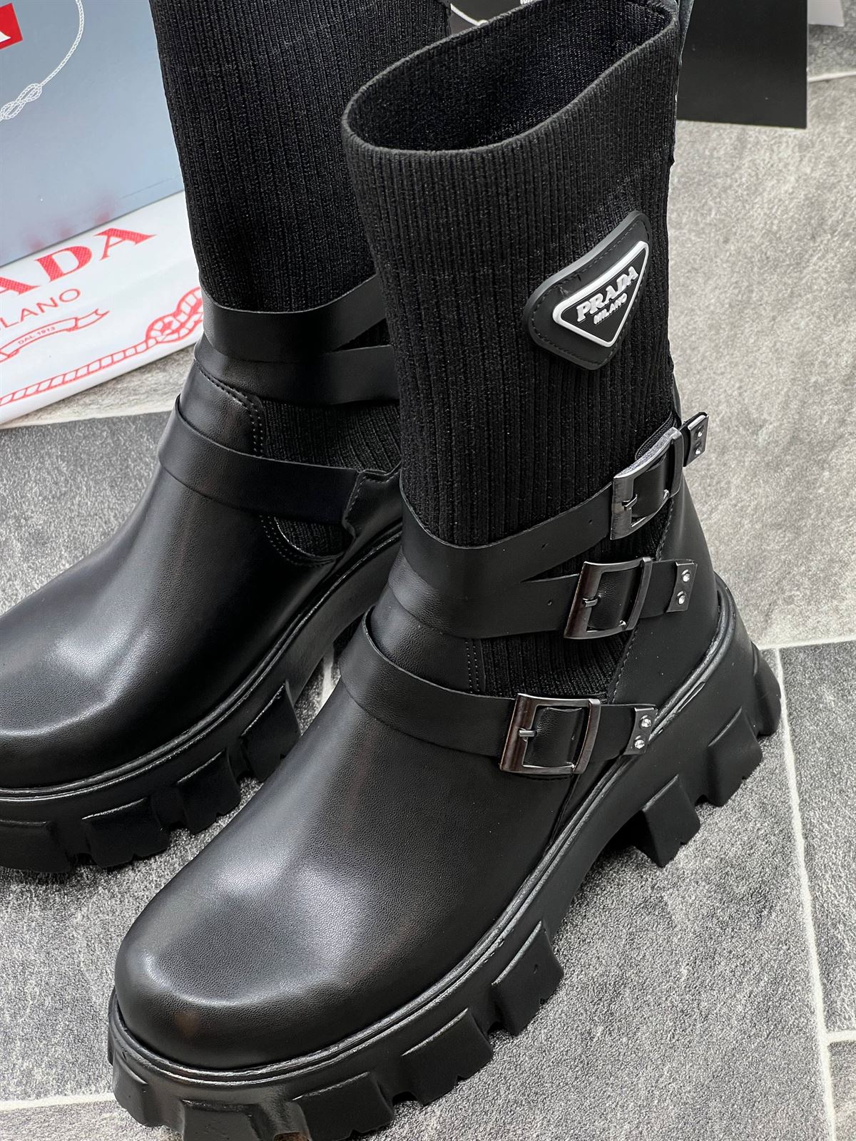 Bota Prada de cuero - Imagen 3