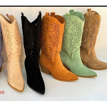 Botas camperas terciopelo - Imagen 1